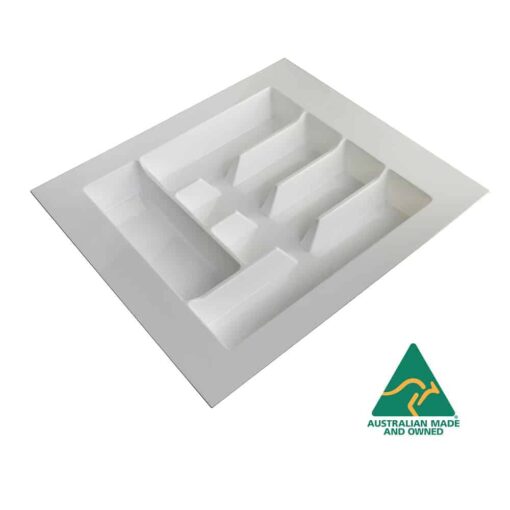 Deluxe Cutlery Tray Insert (White) – KCi02 – Kitchen Hardware Company