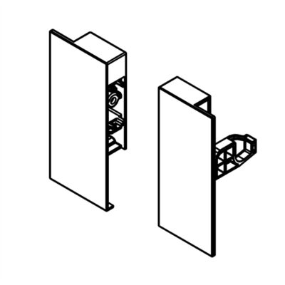 DragonPro Front Fixing Bracket Set (Matt Grey)