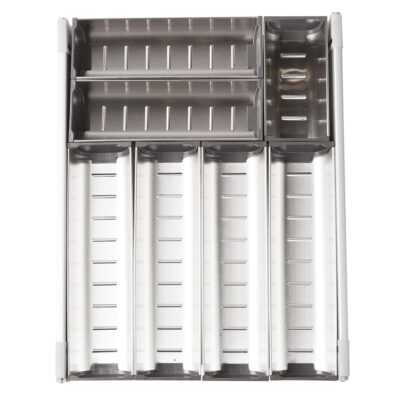 DTC Smooth Modular Cutlery Tray Set (Stainless Steel)