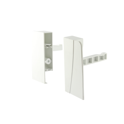DTC Smooth Inset Front Bracket Set Standard (White)