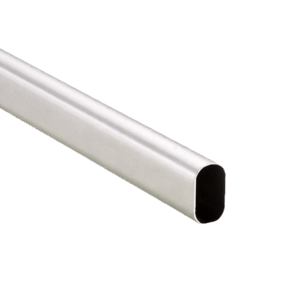 Tubing Oval – 15mm x 30mm – 3m (Nickel on Steel)