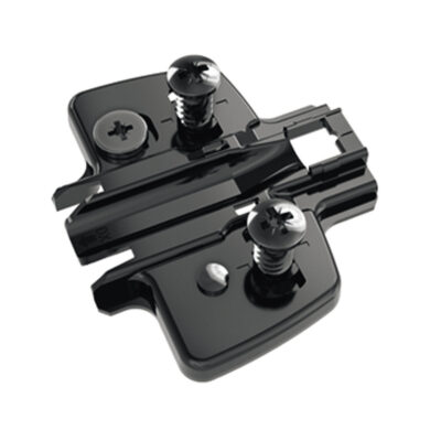 Cross Mounting Plate with Direct Height Adjustment (Obsidian Black)