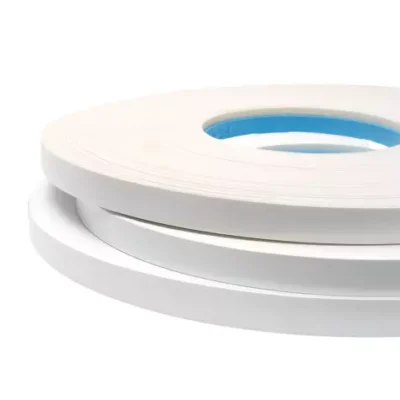 Melamine Edging 21mm Preglued Textured Stiple 100m (Frosted White)