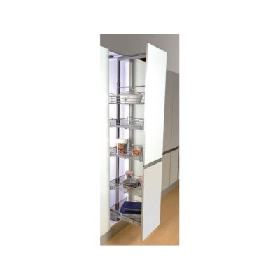 Pull Out Pantry Unit - Complete Set (Chrome)