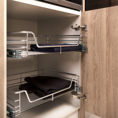 Pull Out Chrome Basket Module