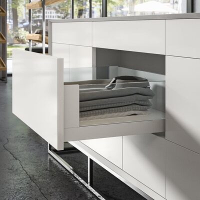 AvanTech YOU Drawer Set Soft Close with Glass (White)