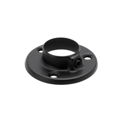 End Flange Round (Black)