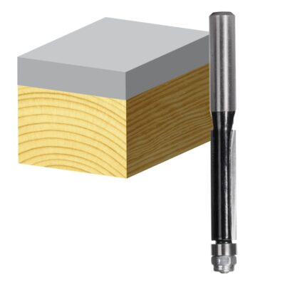 Trim Bit Flush 12.7mm TCT, 2 Flute 1/2 Shank