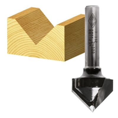 Router Bit 90° V-Groove 17.86mm (1/4)