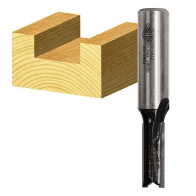 Straight Bit 18mm TCT, 2 Flute 1/2 Shank