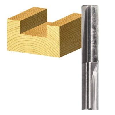 Router Bit Straight 6.35mm (1/4)