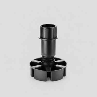 Adjustable Plinth Leg (Black) - 150mm