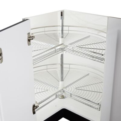 3/4 Chrome Lazy Susan - 800mm Cabinet (270˚)