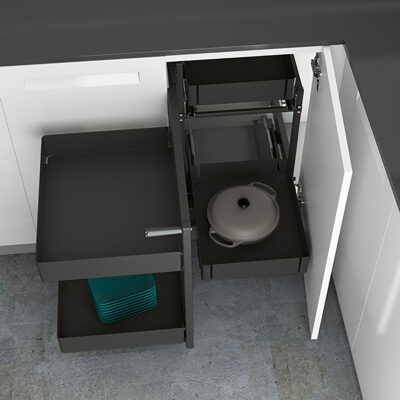 Orta 200 Set - Steel Shelf with Mat (Anthracite)